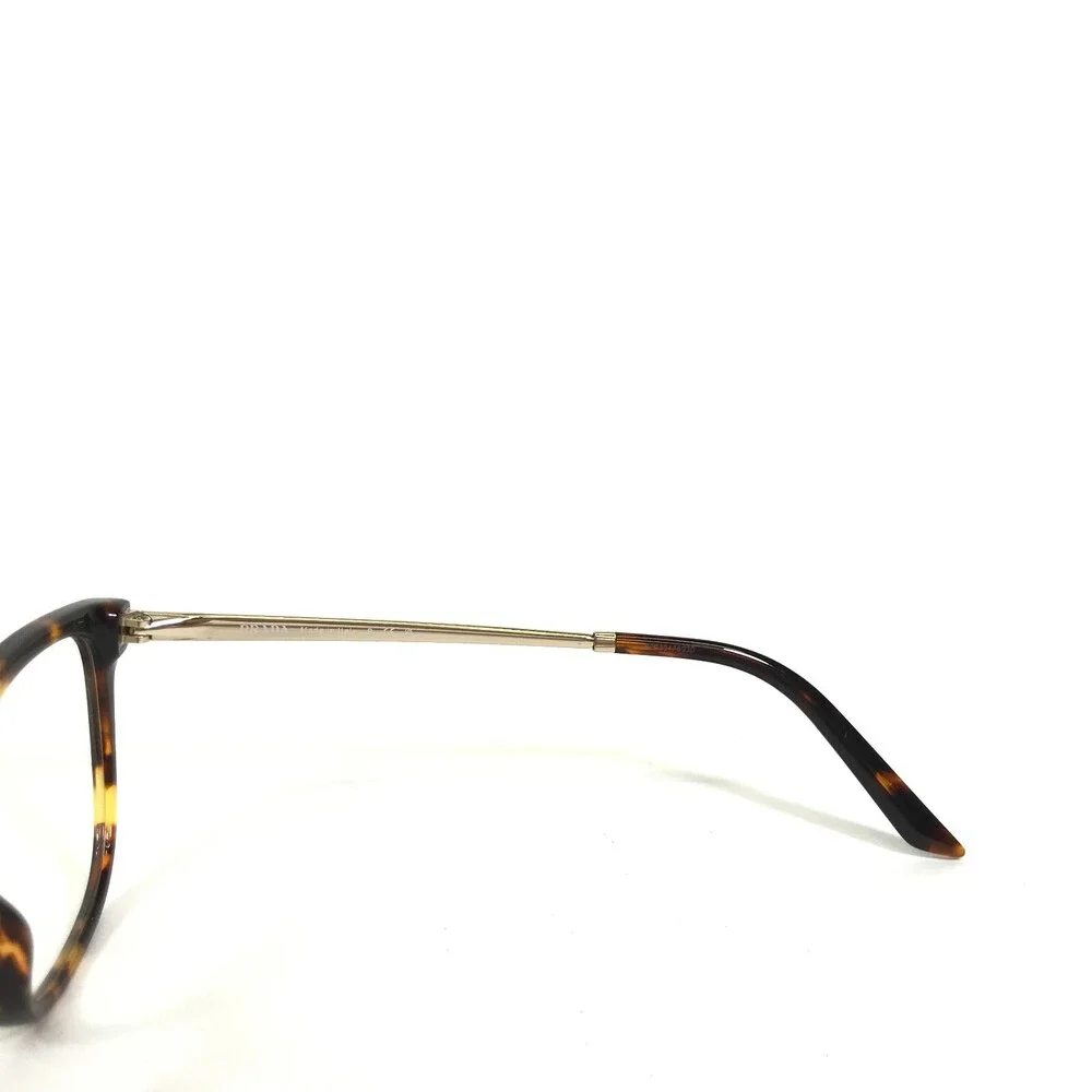 PRADA Eyeglasses Frames VPR 07W VAU-1O1 Brown Tortoise Gold Cat Eye 52-17-140